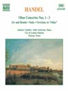HANDEL: Oboe Concertos Nos 1- 3 / Suite in G Minor